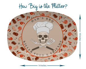 Killer Skull Chef BBQ Platter