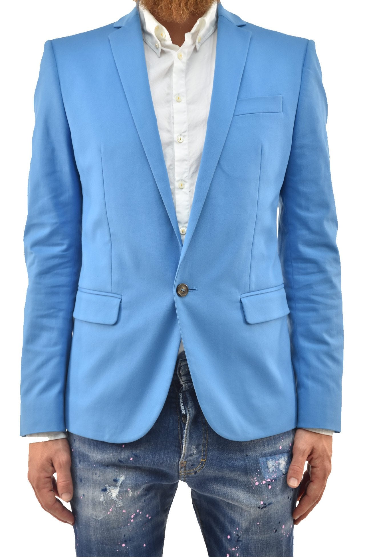 light blue blazer men