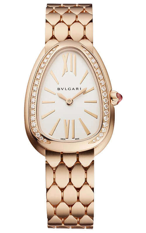 Bulgari Serpenti 33mm 18k Rose Gold Watch 103169 | Bandiera