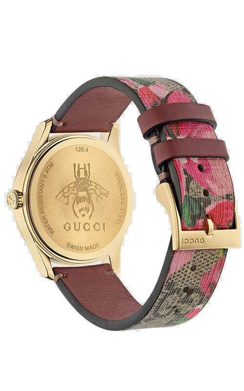 GUCCI G-Timeless Pink GG Bloom Watch YA1264038A | Bandiera