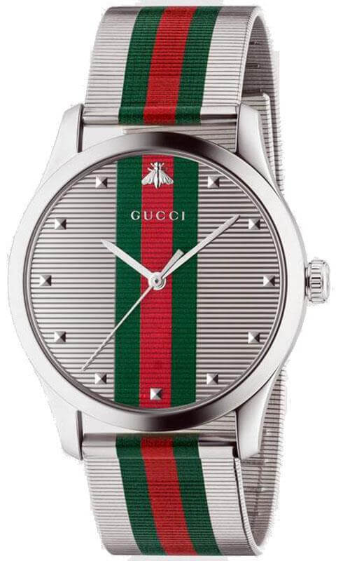 GUCCI G-Timeless Silver Dial Stainless 