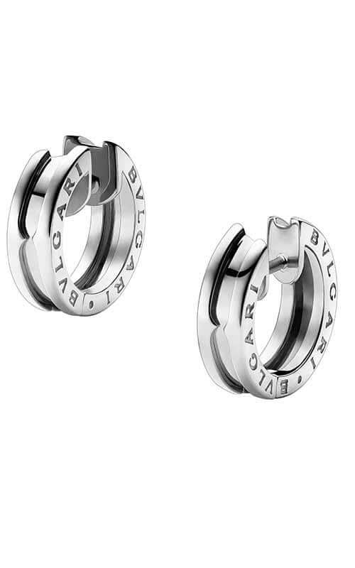 bvlgari b zero1 earrings white gold