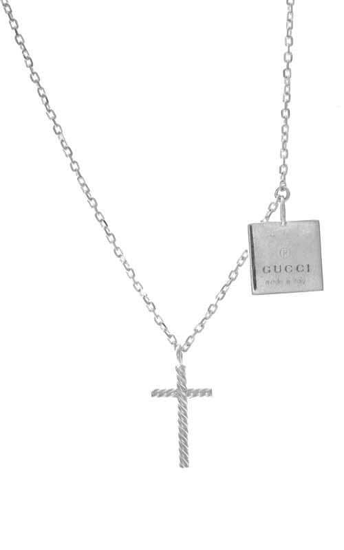 gucci trademark square necklace