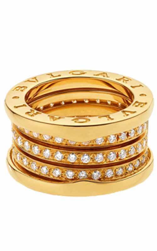 Bulgari B Zero1 4 Band Ring Yellow Gold And Diamonds Www Bandierajewellers Com