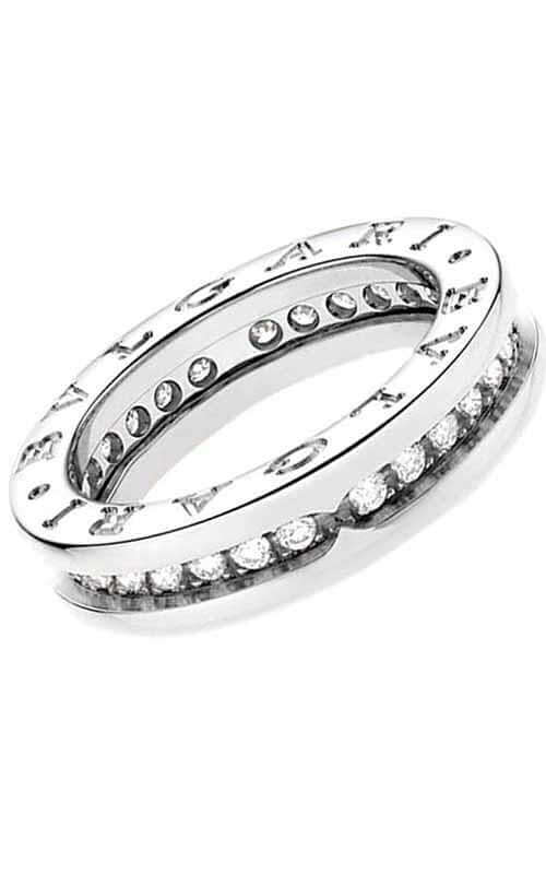 bvlgari bvlgari ring in 18kt white gold with diamond