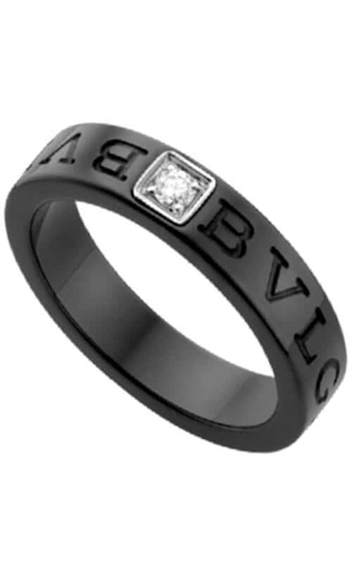 bvlgari ring black and white