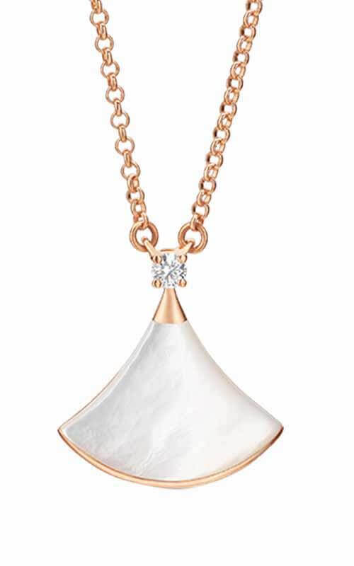 bulgari diva necklace pink gold