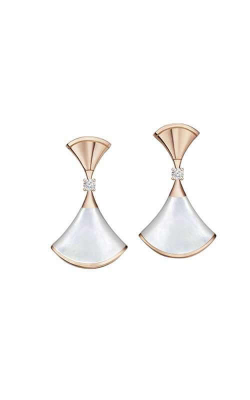 bulgari pearl and diamond earrings