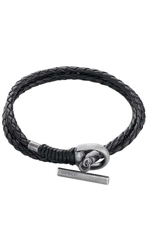 gucci horsebit bracelet leather