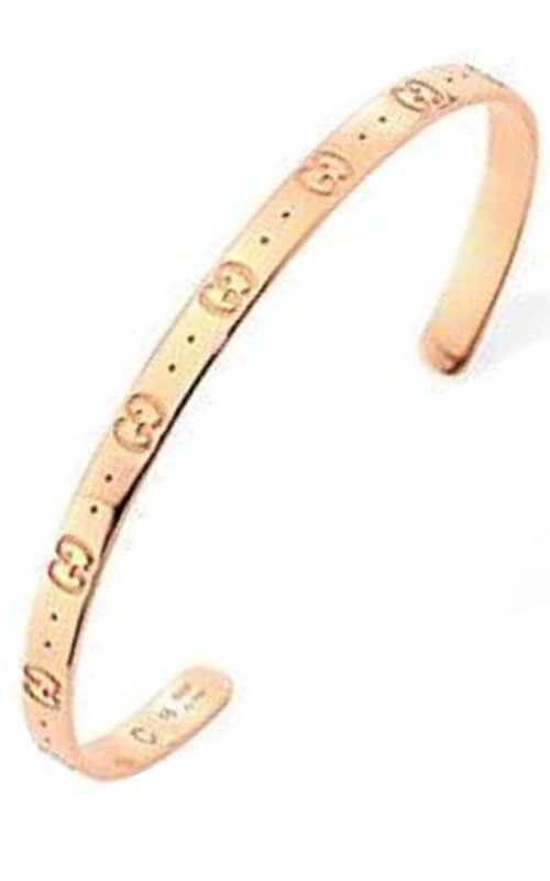 Gucci Icon Bangle Bracelet Pink Gold 