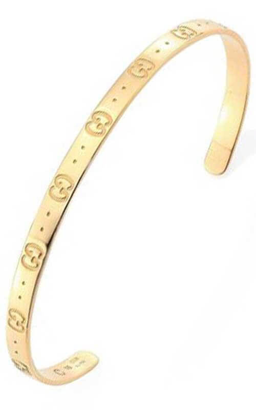 Gucci Icon Bangle Bracelet Yellow Gold 