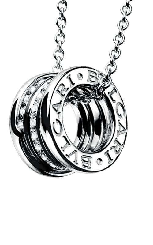 Bulgari B Zero1 Necklace White Gold And Diamonds Cl8573 Bandiera Www Bandierajewellers Com