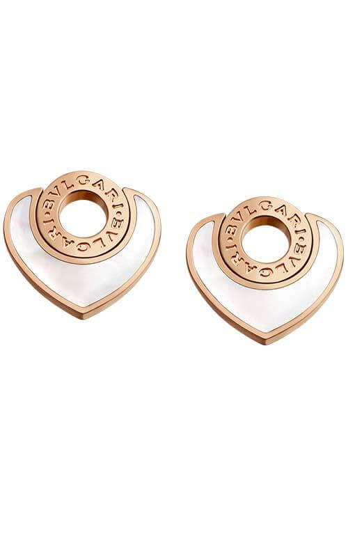 bulgari mother of pearl earrings