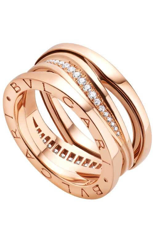 bvlgari b zero rose gold ring