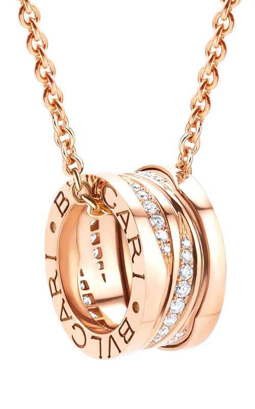 bvlgari b zero pendant necklace