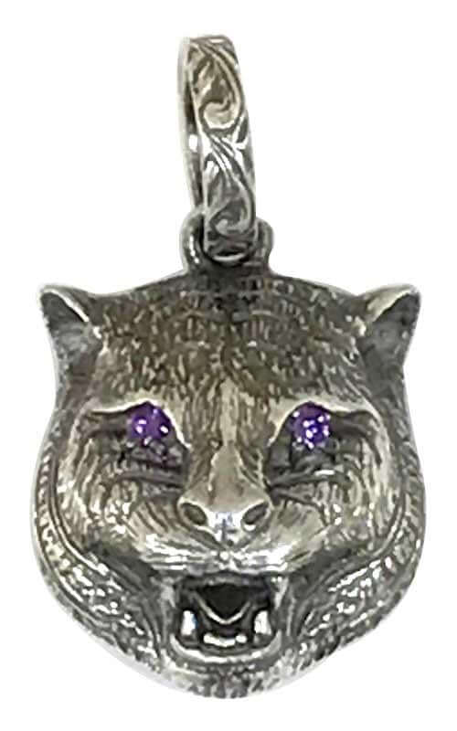 gucci feline pendant