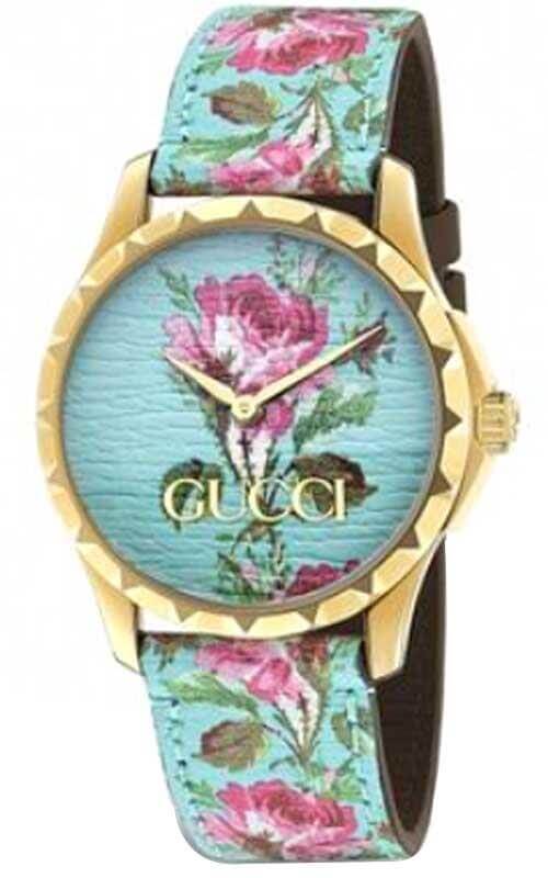 floral gucci watch