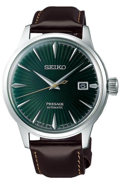 Seiko Presage Cocktail Time Green Dial Mens Watch SRPD37J1