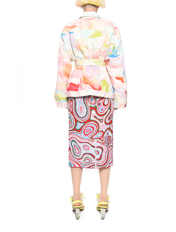 ninamounah - kimono detail coat seven-health.com