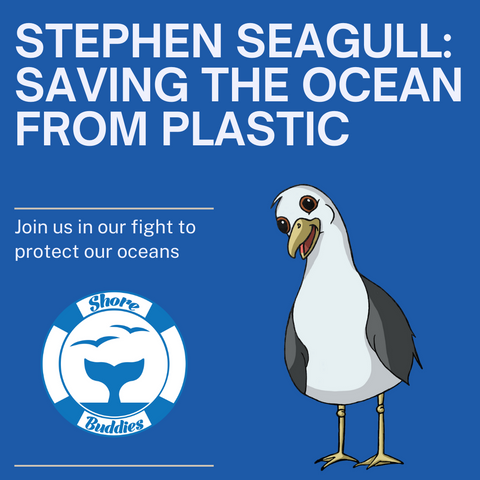 stephen seagull saving the ocean from plastic