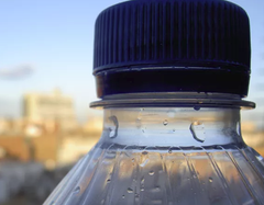 Plastic water bottle