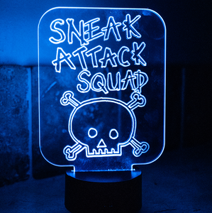 sneak attack squad dog tag