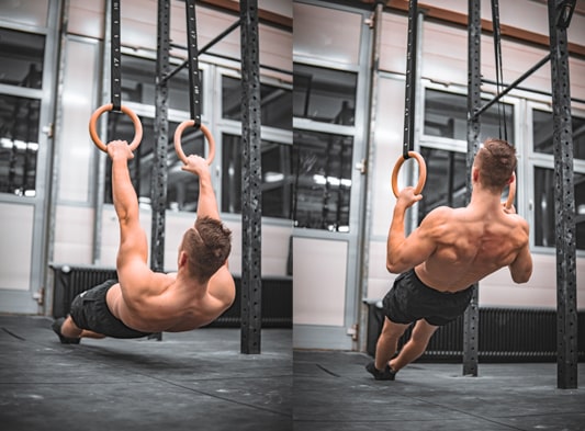 austrailian pull ups an ringen