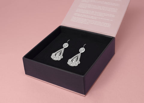  Silver earrings
