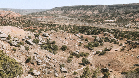 Canyon view in Palo Duro Canyon, TX.