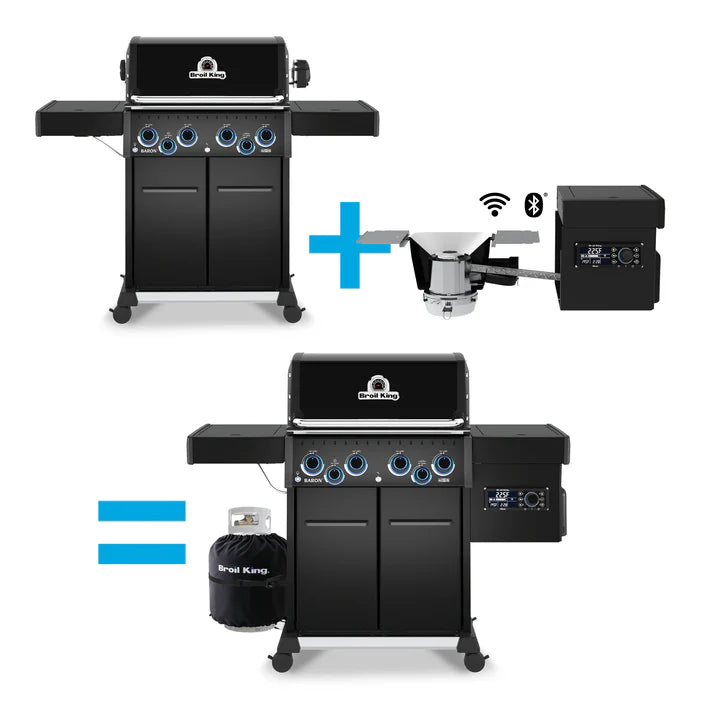 Broil King - Pellet Conversion Kit - 5 Valve Type_Grill Tables Half the size of the