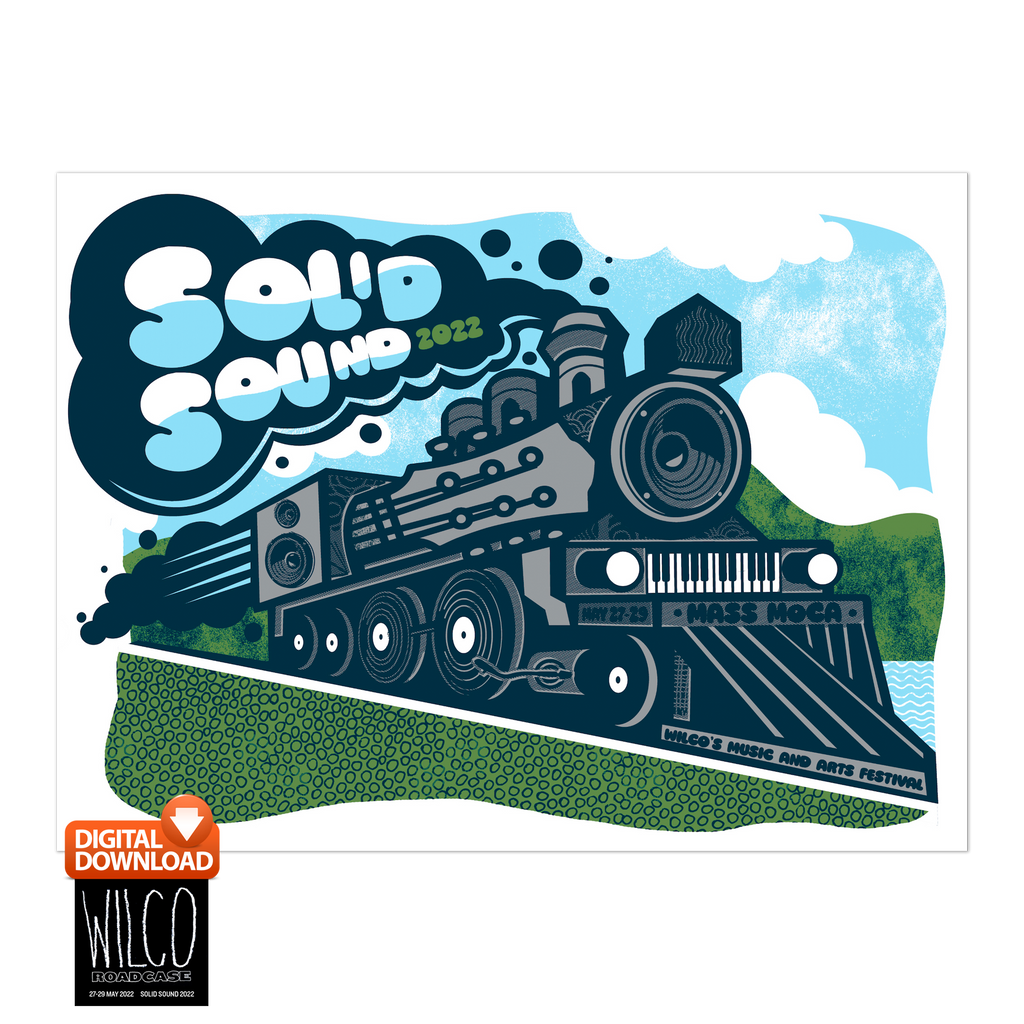 Solid Sound Festival 2022 Train Poster + Digital Download – Wilco Store