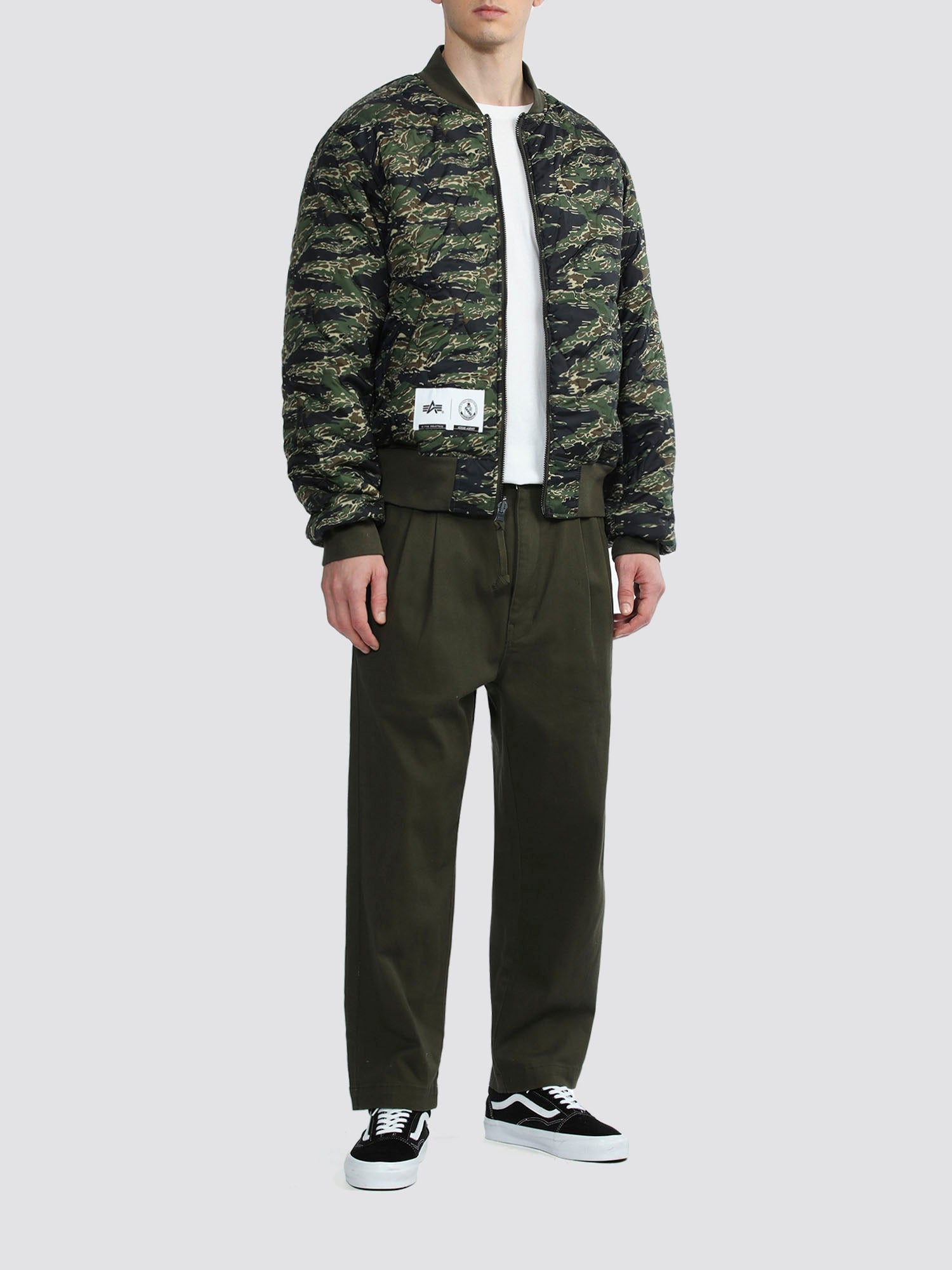 IZZUE MA-1 BOMBER JACKET OLIVE | Alpha Industries