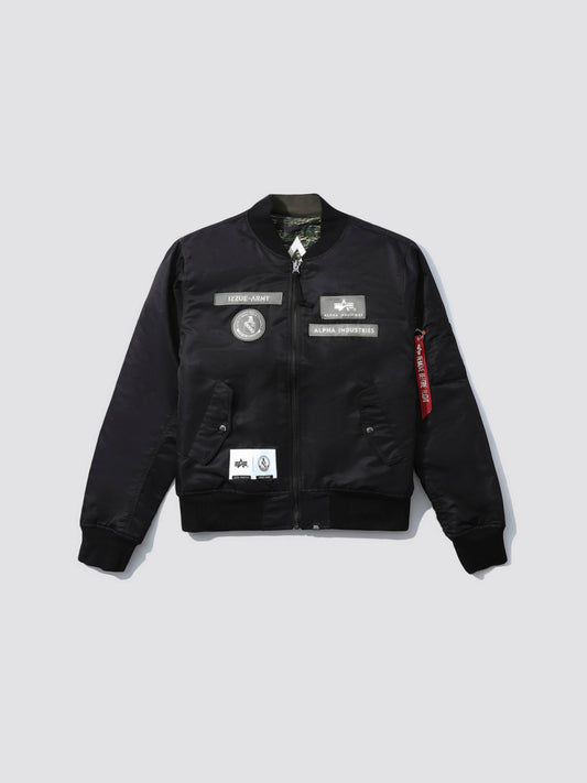 알파 인더스트리 봄버 자켓 Alpha Industries IZZUE MA-1 BOMBER JACKET BLACK