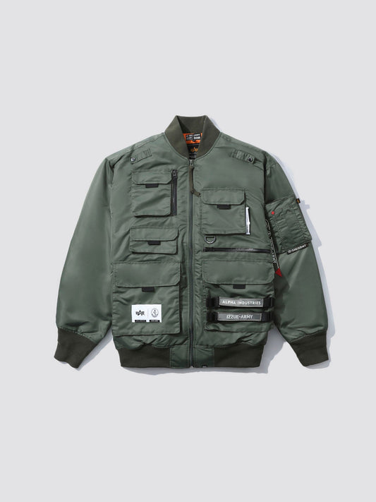 알파 인더스트리 자켓 Alpha Industries IZZUE UTILITY MA-1 JACKET SAGE