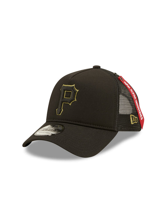 알파 인더스트리 X MLB X New Era 볼캡 Pittsburgh Pirates 940 Hat , MLB© x Alpha x New Era , 알파 인더스트리 Alpha Industries,BLACK