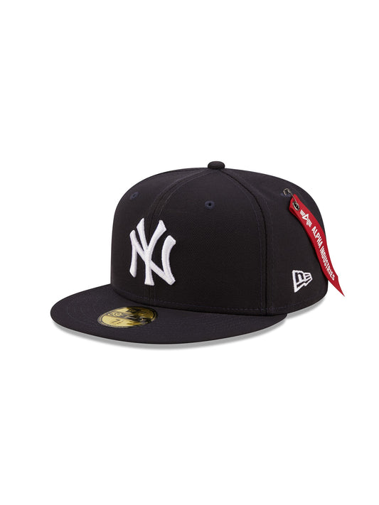 알파 인더스트리 X MLB X New Era 볼캡 New York Yankees 59Fifty Fitted Hat , MLB© x Alpha x New Era , 알파 인더스트리 Alpha Industries,NAVY