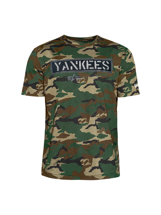 알파 인더스트리 X MLB X New Era 반팔티 New York Yankees T-Shirt , MLB© x Alpha x New Era , 알파 인더스트리 Alpha Industries,CAMO