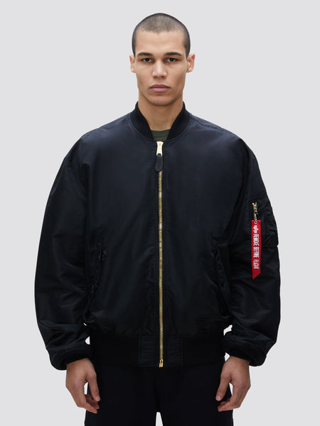 L-2B LOOSE BOMBER JACKET BLACK – Alpha Industries