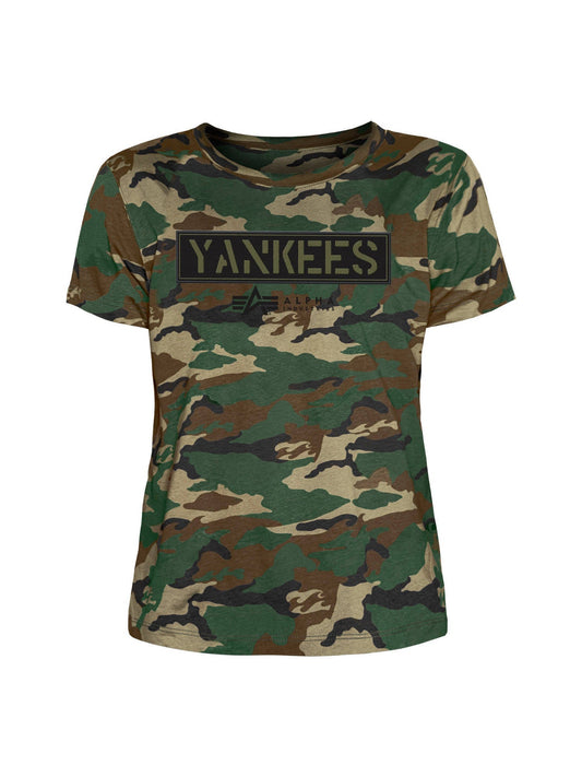 알파 인더스트리 반팔티 New York Yankees T-Shirt W , MLB© x Alpha x New Era , Alpha Industries,CAMO