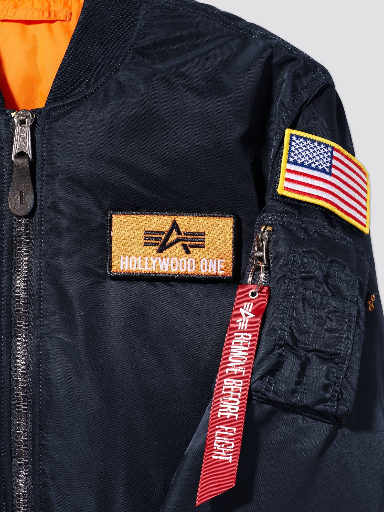 Uscg Hollywood Ma 1 Bomber Jacket Alpha Industries Inc