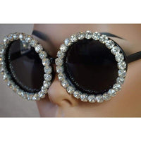Thumbnail for Routed to Oval & Gems Sunglasses