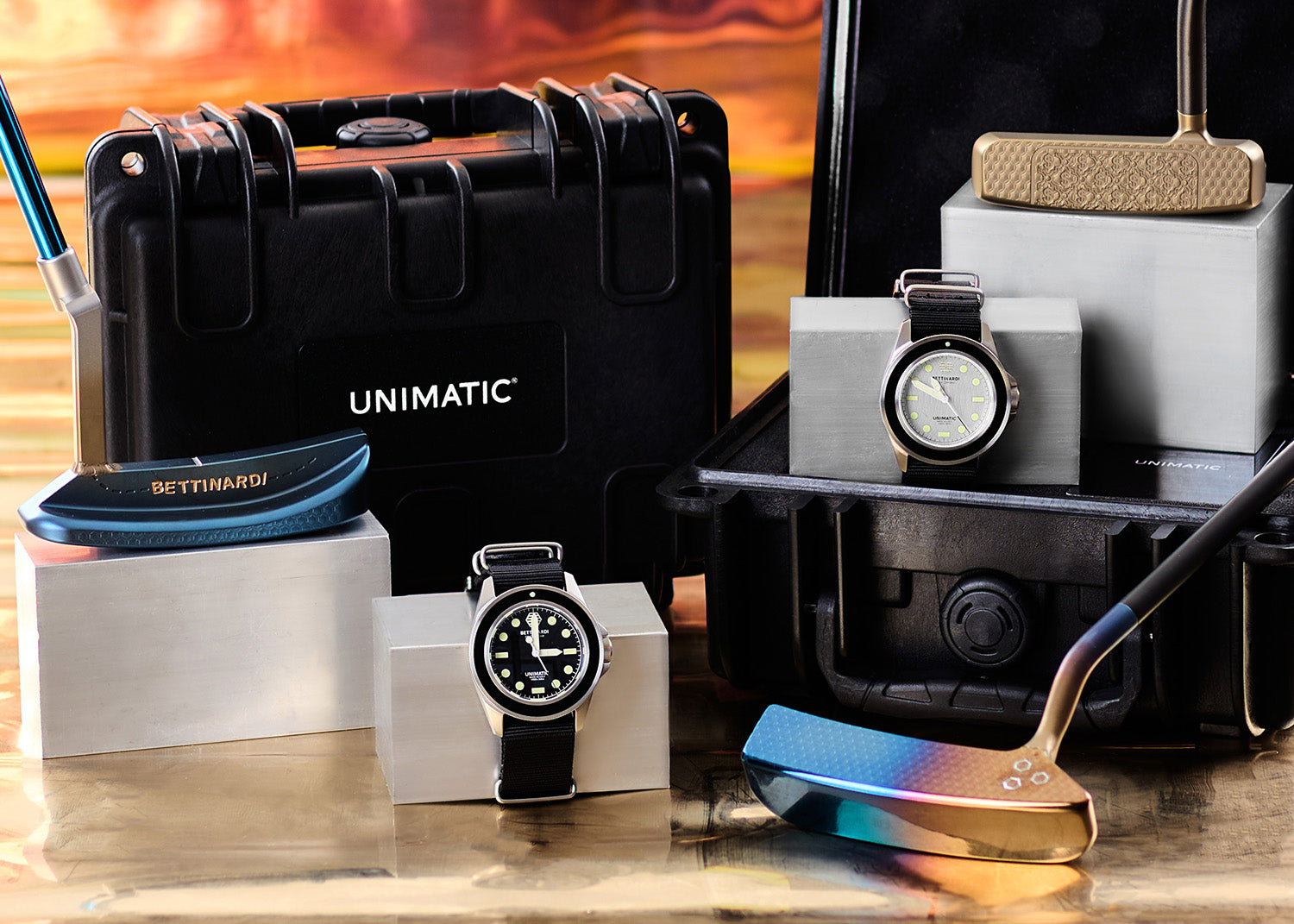 Bettinardi x UNIMATIC Watch Collection