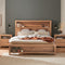 Oxford Bed Frame with Tech Pack - Queen / Natural