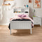 Durham Feature Bed Frame - Single / White