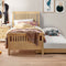 Durham Open Post Bed Frame With Trundle - Single / Natural