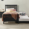 Durham Open Post Bed Frame With Trundle - Single / Black