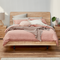 By Design Vector Headboard & Floating Base - Double / Natural