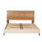 Dane Bed Frame With Timber Headboard Upholstered Base - Default Title