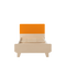 Hipster Bed Frame - Single / Orange