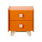 Hipster Bedside Table - Orange